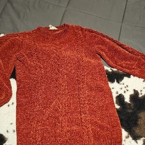 Jessica Simpson Rust Knit Sweater